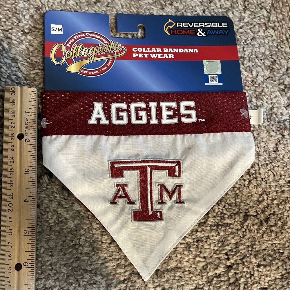 Texas A&M Aggies dog bandana
